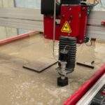 CNC-Wasserstrahlschneidanlage im Schneidzentrum Oberhausen